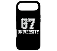 Custodia per iPhone Air 67 Meme University Numero 67th Six Seven Funny School Humor