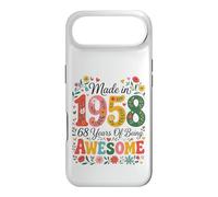 Custodia per iPhone Air 68 Year Old Made in 1958 Retro Floral 68th Birthday Women