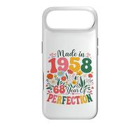 Custodia per iPhone Air 68 Year Old Made in 1958 Retro Floral 68th Birthday Women