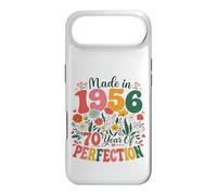Custodia per iPhone Air 70 Year Old Made in 1956 Retro Floral 70th Birthday Women