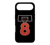 Custodia per iPhone Air 8° compleanno giocatore di basket numero 8 Hoop Sports Party