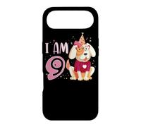 Custodia per iPhone Air 9 ° compleanno ragazza cane cuccioli bambini io sono 9