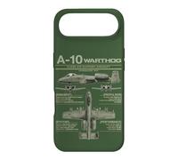Custodia per iPhone Air A-10 Warthog Military Jet Spec Infografica Verde Oliva
