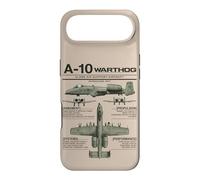 Custodia per iPhone Air A-10 Warthog Military Jet Spec Infografica Verde Oliva Scuro