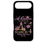 Custodia per iPhone Air A Queen Was Born on March 4 Happy Birthday To Me