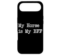 Custodia per iPhone Air Abbigliamento equestre divertente My Horse is My BFF