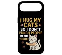 Custodia per iPhone Air Abbraccio i miei gatti per non dare un pugno alla gola