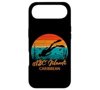 Custodia per iPhone Air ABC Islands Scuba Diver Retro Tramonto Oceano