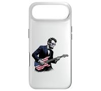 Custodia per iPhone Air Abraham Lincoln Playing Guitar Patriotic Funny July 4th