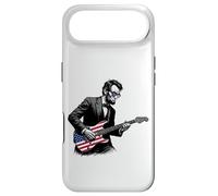 Custodia per iPhone Air Abraham Lincoln Playing Guitar Patriotic Funny July 4th