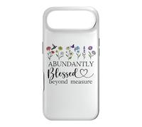 Custodia per iPhone Air Abundantly Blessed Beyond Measure Womens Christian Scripture