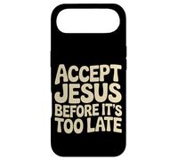 Custodia per iPhone Air Accept Jesus Before It's Too Late Fede Salvezza |-
