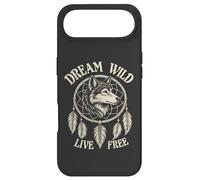 Custodia per iPhone Air Acchiappasogni Boho stile nativo americano lupo spirito animale