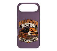 Custodia per iPhone Air Accogliente weekend casalingo con zucca di Halloween
