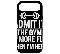 Custodia per iPhone Air Admit It The Gym Is More Fun When I Am Here Barbell Fitness