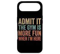 Custodia per iPhone Air Admit It The Gym Is More Fun When I'm Here Sollevamento Pesi