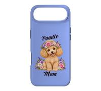 Custodia per iPhone Air Adorabile corona floreale con cucciolo di albicocca marrone e barboncino
