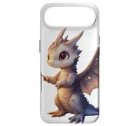 Custodia per iPhone Air Adorabile Mago Drago Che Tiene Una Bacchetta