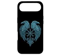Custodia per iPhone Air Aegishjalmur - Simbolo norreno - Huginn & Muninn Viking Raven