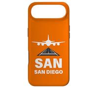 Custodia per iPhone Air Aeroporto SAN San Diego, CA Atterraggio aereo sulla pista