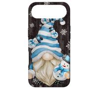 Custodia per iPhone Air Aesthetic Snowflake Pattern With Snowman And Winter Gnome
