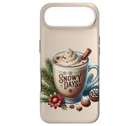 Custodia per iPhone Air Aesthetic Winter Coffee Latte Graphic For Women Snowy Days