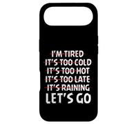 Custodia per iPhone Air Afflitto Sono stanco, fa troppo freddo, andiamo a divertirci in palestra