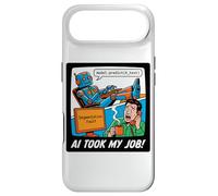 Custodia per iPhone Air AI Took My Job Divertente Programmatore Robot Coding Tech Humor