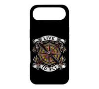 Custodia per iPhone Air Airplane Pilot Live To Fly Aviation Compass Art