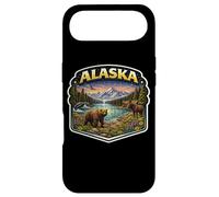 Custodia per iPhone Air Alaska Souvenir Vacanza Memorabilia Badge Visitatore di Stato