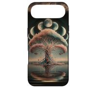 Custodia per iPhone Air Albero della Vita Fasi Luna Spirituale Tranquil Etereo Magico