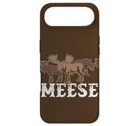 Custodia per iPhone Air Alce American Wildlife Divertente Plurale Gioco di parole Meese Alce