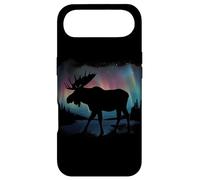 Custodia per iPhone Air Alce Northern Light Escursioni invernali Alaska Nature Lover