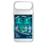 Custodia per iPhone Air Alien Autopsy - Il divertimento UFO fumetto laboratorio segreto