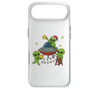Custodia per iPhone Air Alien Christmas Party Design natalizio per bambini