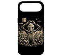Custodia per iPhone Air Alien Heart Hand Sign Cute UFO Extraterrestre Love