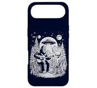 Custodia per iPhone Air Alien UFO Bigfoot Meetup,Bigfoot che suona la chitarra nel bosco