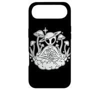 Custodia per iPhone Air Alien UFO Funghi Universo Spazio Esterno Blackwork