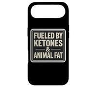 Custodia per iPhone Air Alimentato Da Chetoni E Animali Grassi Keto Carnivore Dieta Citazione