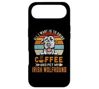 Custodia per iPhone Air All I Want Is To Drink Coffee And Pet My Dog Irish Wolfhound