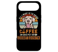 Custodia per iPhone Air All I Want Is To Drink Coffee & Pet My Rhodesian Ridgeback