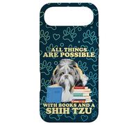 Custodia per iPhone Air All Things Are Possible With A Shih Tzu Dog And Book Lovers
