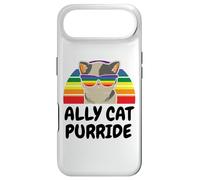 Custodia per iPhone Air Ally Cat Purride Cool Gay Pride Rainbow Flag Proud Ally Cat