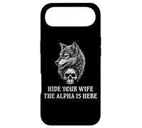 Custodia per iPhone Air Alpha Wolf Hide Your Wife the Alpha is Here Werewolf Daddy