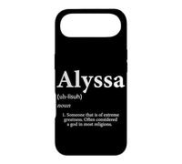 Custodia per iPhone Air Alyssa Definizione Divertente Nome Compleanno Per Lissa Lyssa