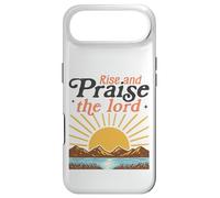 Custodia per iPhone Air Alzati e loda il Signore - Retro Christian Sunburst