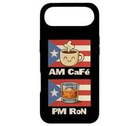Custodia per iPhone Air AM Café PM Ron Portoricano Humor Coffee & Rum Lifestyle