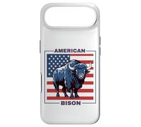 Custodia per iPhone Air American Bisonte Patriottico USA Bandiera Big Game Hunter Fluffy Mucca
