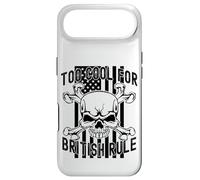 Custodia per iPhone Air American Flag Skull Bones 4th July Too Cool for British Rule