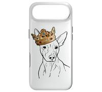 Custodia per iPhone Air American hairless terrier cane che indossa la corona